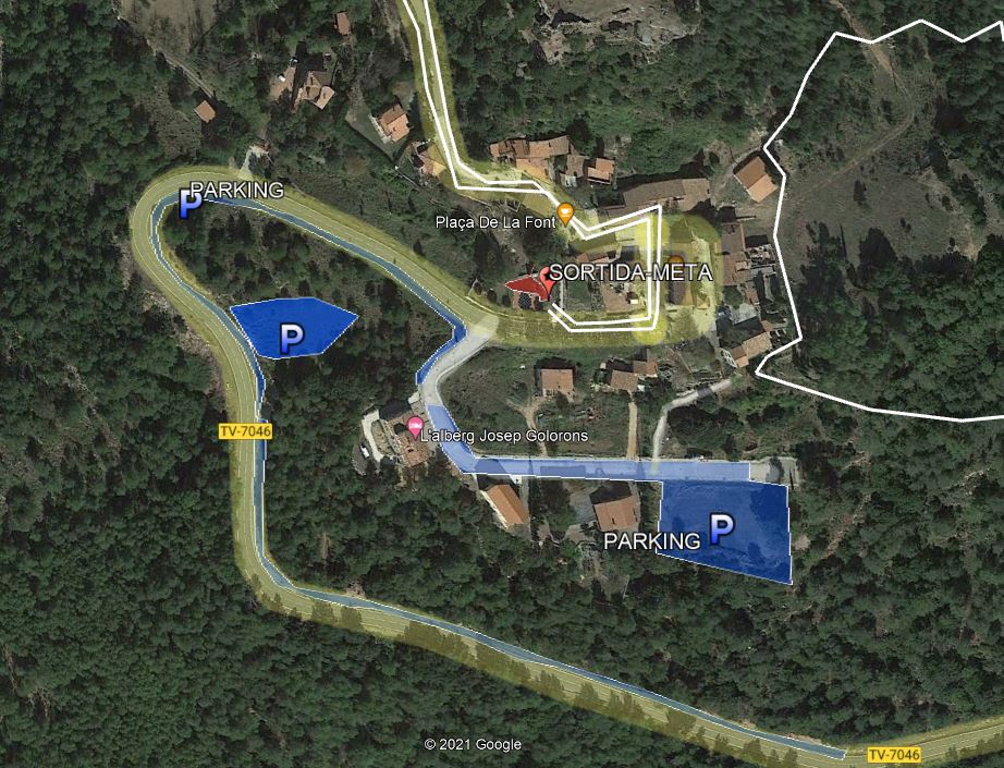 parking parking trail albiol