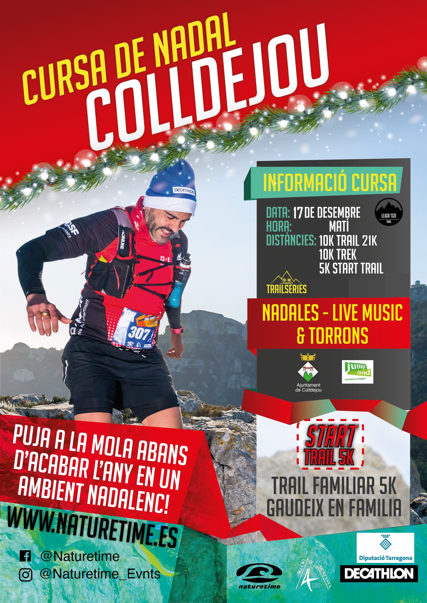 poster cursa de nadal trail colldejou