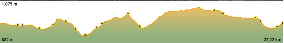 PERFIL DE LA RUTA TRAIL ALBIOL