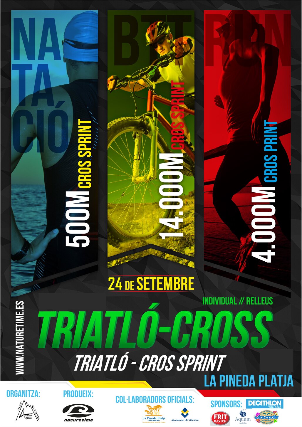 triatló cros la pineda platja