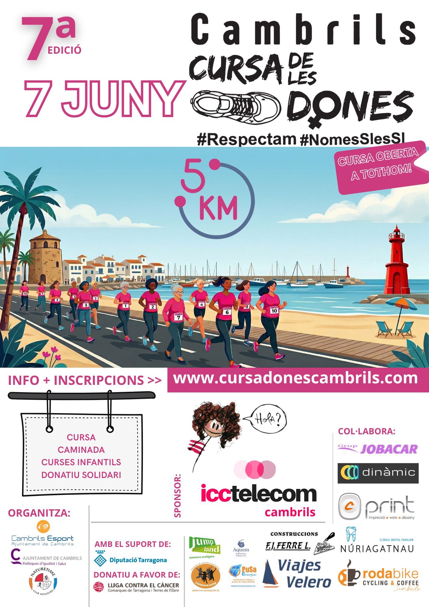 poster cursa dona cambrils 2025