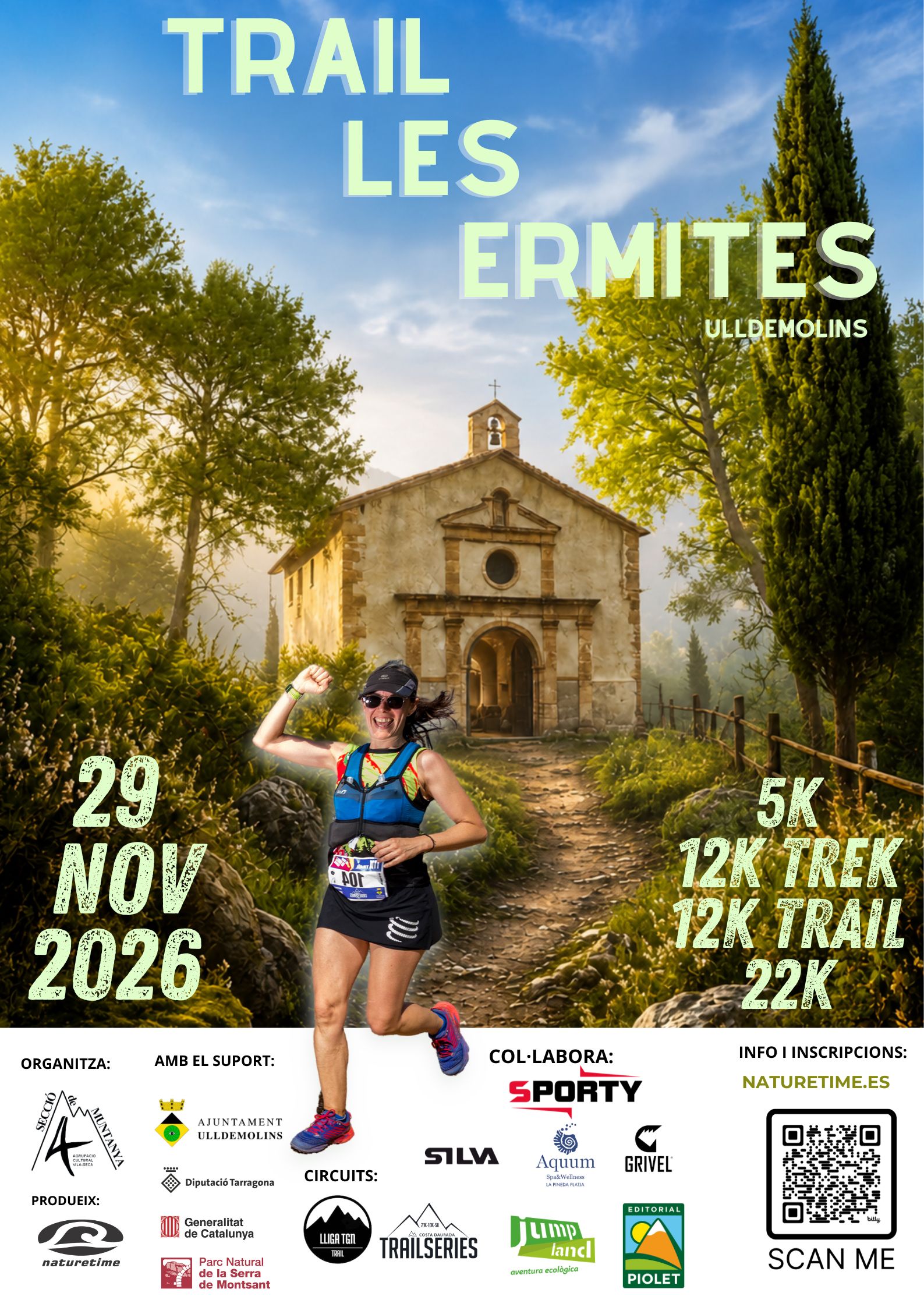 poster trail les ermites ulldemolins
